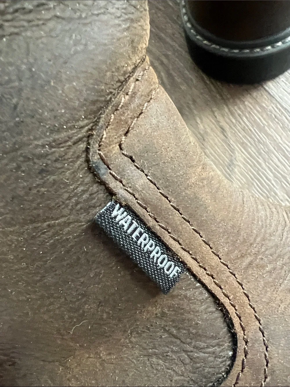 Wolverine Brown Leather Pull-On Work Boots